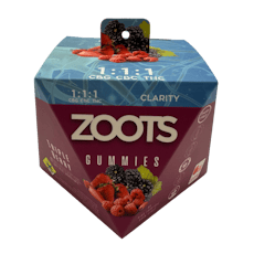 Zoots Clarity 1:1:1 Triple Berry 300mg