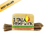 3.5ft Long - All Natural- Hemp Wick