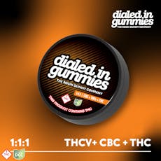 100mg - Blood Orange Focus 1:1:1 #002 - Rosin Gummies (20pk)