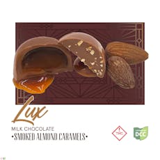 Milk Chocolate Smoked Almond Caramels | 100mg (10pk)