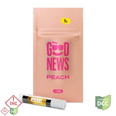 Peach 1:1 CBD:THC Cartridge