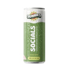 Socials - Lemon Lime Sparkling Water - 10mg