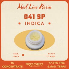Rodeo MED Live Resin G41 (I) SP 1g Concentrate (C0070000405)