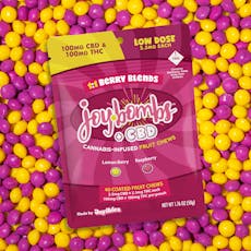 Joy Bombs + CBD 1:1 Berry Blends - 100mg THC (40pk / 2.5mg THC & 2.5mg CBD ea)