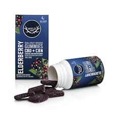 250mg Elderberry CBD:CBN Gummies (10-pack)