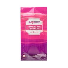 Strawberry White Chocolate Bar (100mg)