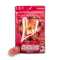 Gummies Lush Chelan Peach 20:1 - 10pk 200mg CBD | 10mg THC