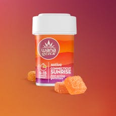 Wana Quick Sativa Connecticut Sunrise Fast-Acting Gummies 00478