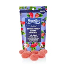 Smokiez - Sweet Jamberry 1:1 THC:CBN Fruit Chews (100mg 20pk)