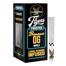Banana OG (2.5g) - Diamond Frosted Flyers Pre-Rolls