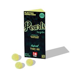 THC Electric Honeydew Pearls - Hybrid (100mg)