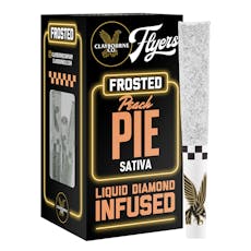 Peach Pie (2.5g) - Diamond Frosted Flyers Pre-Rolls