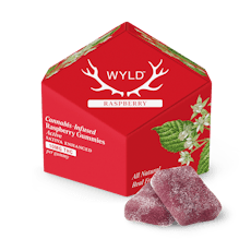 Raspberry Sativa Enhanced Gummies | 100mg