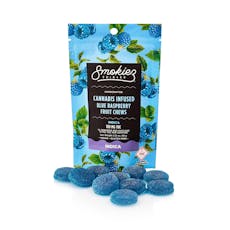 Smokiez | Gummies | 100mg | Blue Razz | Indica