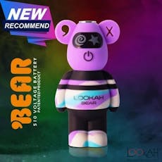Bear Battery - Purple TieDye