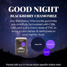 Blackberry Chamomile Rosin Gummies | CBN | CBD | THC | (200mg CBN/100mg CBD/20mg THC)