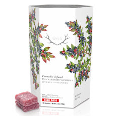 *High Dose* Huckleberry Hybrid Enhanced Gummies | 1000mg