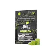 Green Crack Lights On Energy Gummies | 100mg THC - 50mg THCV