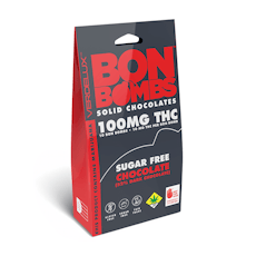 Chocolate BON BOMBS Sugar Free (DOHC) Edibles - Indica 10pk 100mg THC
