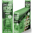 Zig Zag | Natural Hemp Wraps | 2 Pack