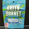 Green Hornet 10PC Blue Raspberry Hybrid Gummies 1000MG 2.3OZ