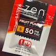 Zen 1PC Fruit Punch Sativa Gummy 50MG 0.32OZ