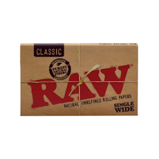 RAW - Classic Single Wide Papers - Double Window - 100 pack