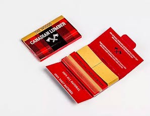 Canadian Lumber papers - Canadian Lumber Woods Unbleached 1 1/4" w/filters