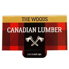 CANADIAN LUMBER 1.25" ROLLING PAPERS - THE WOODS + TIPS 1.25"