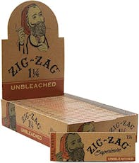 Zig Zag 1.25" Rolling Papers - Zig Zag Unbleached 1-1/4"