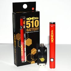 Honeystick - Batteries - Red - Twist 510 Thread Battery