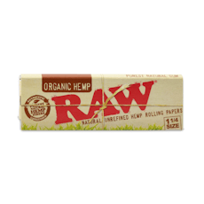 RAW - Organic Hemp - Organic 300's 1.25