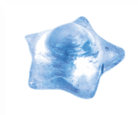 Glass Screens West Coast - Small Blue Stars