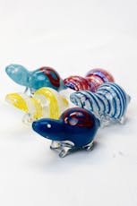 Turtle Shape Glass Hand Pipe - 3.5"