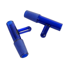 Infyniti - 2.5 " Glass Popper Stem - Blue