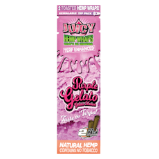 Juicy Jay Terp Infused Wraps - Juicy Jay's Rolling Paper - Terp-Enhanced Purple Gelato