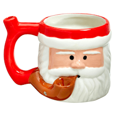 Ceramic Mug Santa Claus Pipe