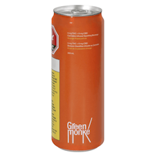 Orange Passionfruit Soda - Green Monke - Orange Passionfruit Soda - 3mg THC + 6mg CBD