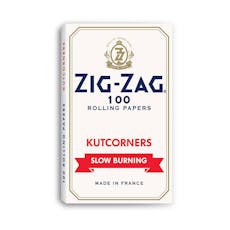 ZigZag - Rolling Papers - White - Kutcorners - Single-Wide 1"
