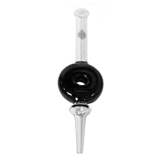 Karma Glass - Nector Collector - Glass Nectar Collector Doughnut - Black