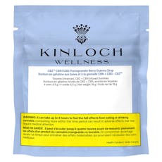 Kinloch Wellness | CBZ CBN + CBD Pomegranate Berry Gummy Drop Gummies - Kinloch Wellness | CBZ CBN + CBD Pomegranate Berry Gummy Drop Gummies | 4x5mg