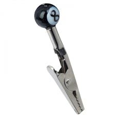 Eight Ball Glass Doob Clip