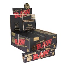 RAW King Size Slim Black Artisan Rolling Papers
