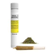 General Admission - Infused Pre-Rolls - PEACH RIZZ DISTILLATE INFUSED PRE-ROLLS - (3 x 0.5g)