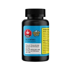 Glacial Gold THC Soft Gels - THC 10 Softgels 50 Pack