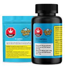THC 10 Softgels by Glacial Gold - THC 10 Softgels - 100 Caps