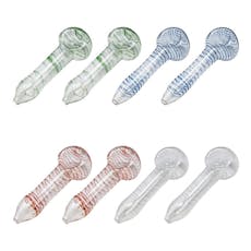 Assorted Stripes 3.5" Glass Pipe Combo