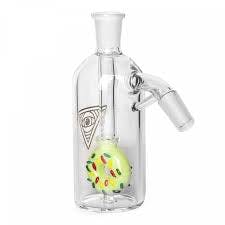 14mm 45 Degree Donut Ash Catcher (Green Slyme)