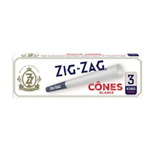 Zig Zag Pre-Rolled CONES White - Turning Point Brands - Zig Zag Pre-Rolled CONES White - King Size