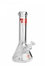 Red Eye Glass 12" Tall 9mm Thick Beaker Base Water Pipe